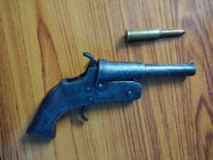 One arrested with firearms in Joynagar ahead of elections.