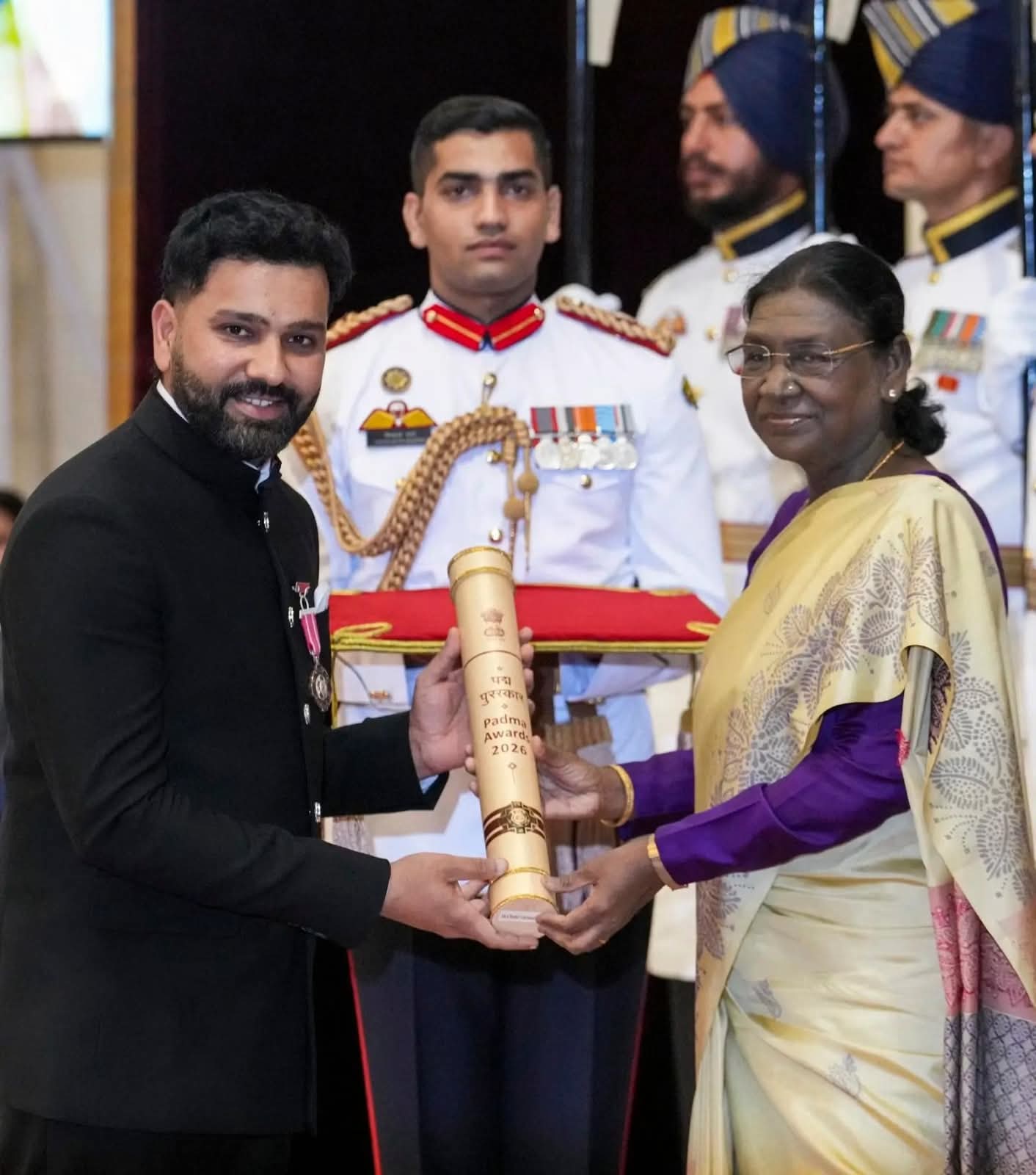 https://krishaksetu.in/rohit-sharma-honoured-with-padma-shri-a-new-feather-in-hitmans-cap/