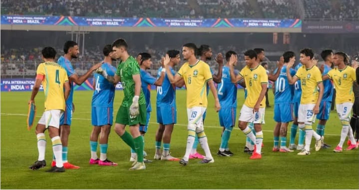 ব্রাজিলের কাছে দাঁড়াতেই পারলো না ভারত